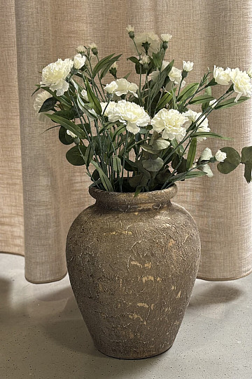 Ceramic vase TAVIR 24x30 rustic gold