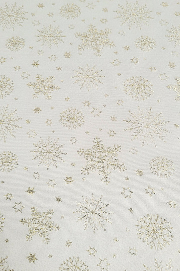 Decorative Teflon fabric FLAKES COPO LUREX gold