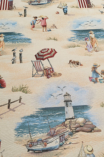 Tapestry fabric CHILDREN ON THE BEACH