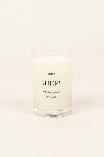 VERBENA scented soy candle