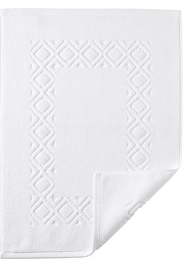 DENVER terry bath mats white