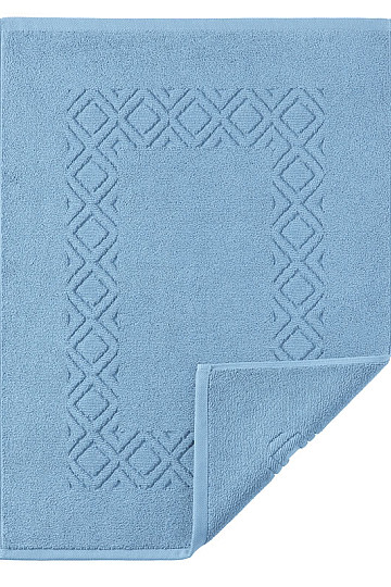 DENVER terry bath mats light blue
