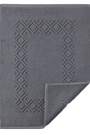 DENVER terry bath mats dark grey