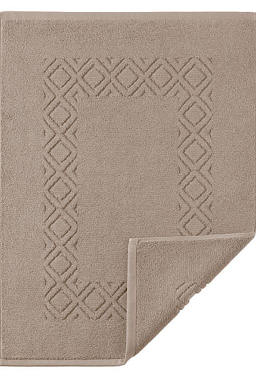 Terry bath mat DENVER light brown