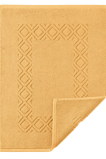 DENVER terry bath mats yellow