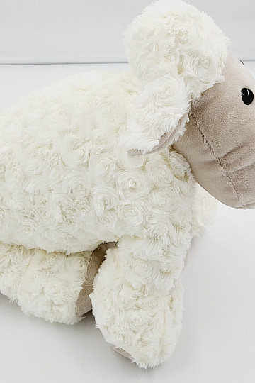 SHEEP ON A BUTTON toy