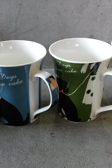 Mug DOGS LOVE CAKE 350ml