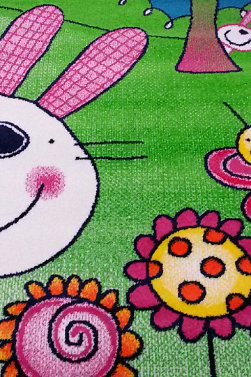 Childrens rug PINK BARE