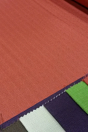 Decorative fabric Teflon terracotta 160cm