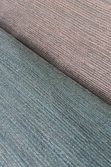 Chenille fabric ELIA combination of turquoise