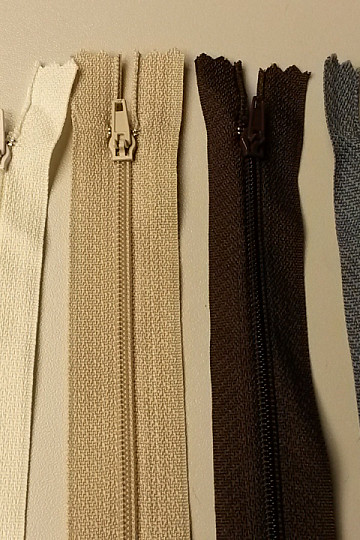Spiral zipper 3mm, indivisible, length 35cm