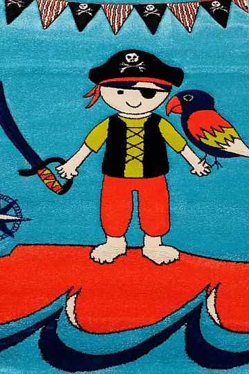 Childrens piece rug PIRATE