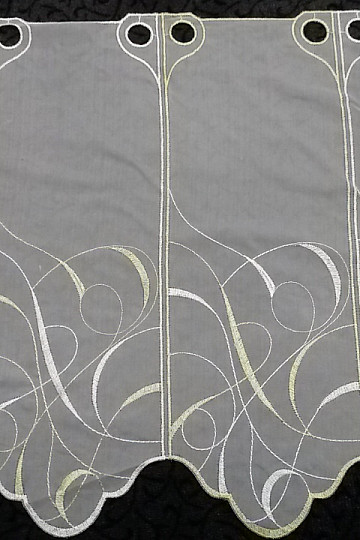 curtain ORNAMENT green