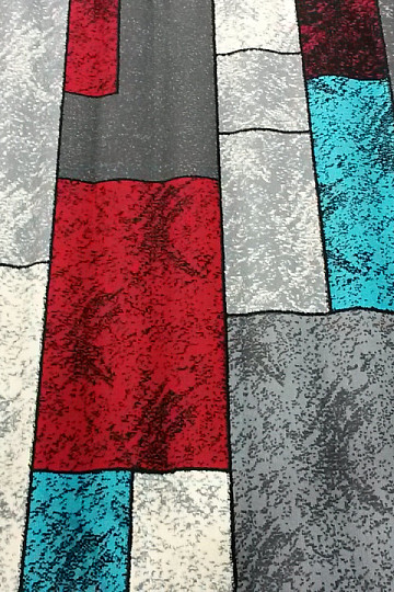 Carpet AMAZON grey red