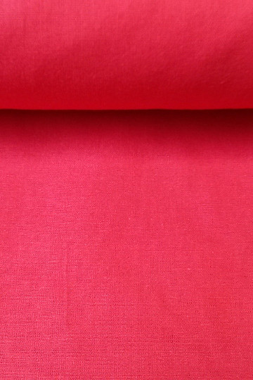 Cotton fabric UNI red