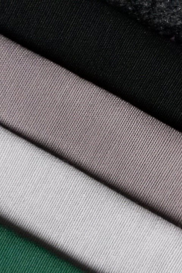 Unicolored decorative fabric LISO grey C/702