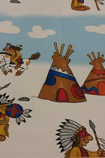 Decorative fabric INDIANS