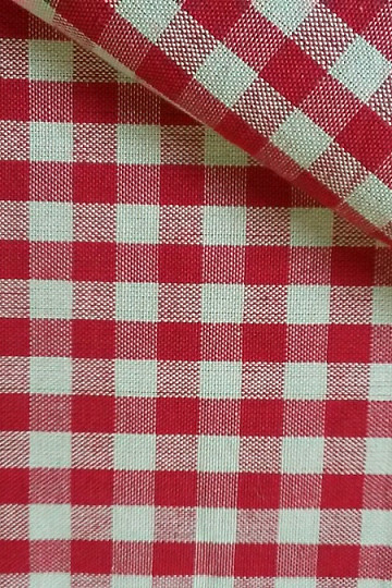 Decorative fabric MERIGNAC 6047/001 beige/rouge