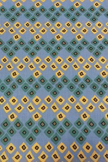 Decorative fabric ETHNO DOZALI bleu