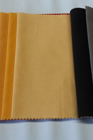 Unicolored decorative fabric LISO/SIENA 201 light yellow