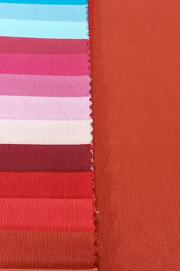 Unicolored decorative fabric LISO 207 terra
