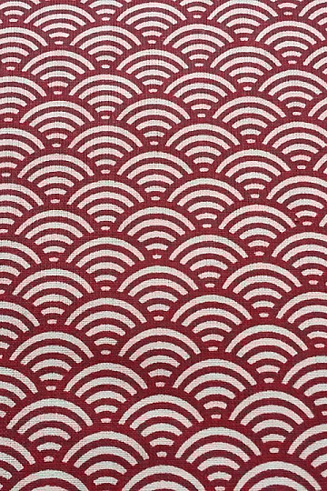 Decorative fabric SUSHIS rouge