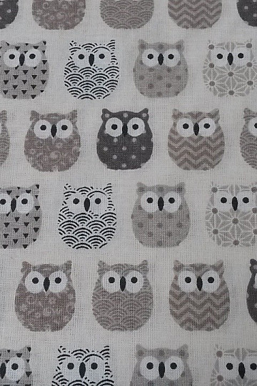 Decorative fabric MINI OWLS 2