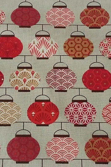 Decorative fabric LAMPIONS 4