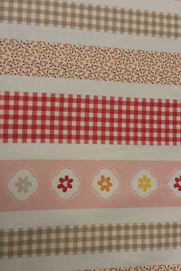 Decorative fabric TVIST PRINCESS B01 orange