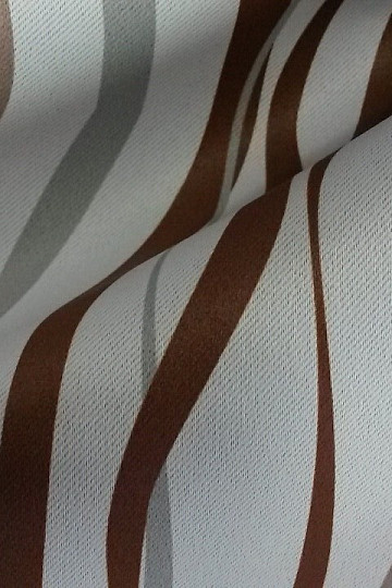 Decorative fabric 10024-01 Stripe brown