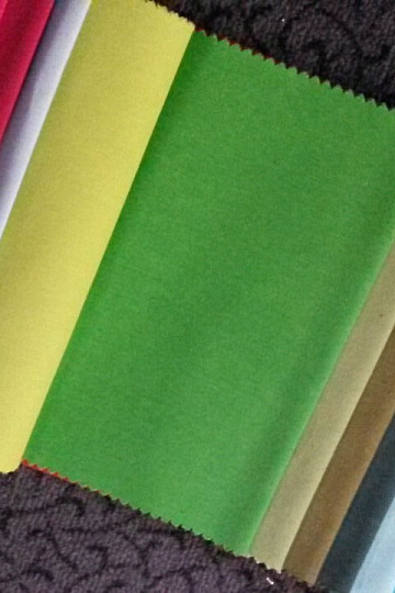 Unicolored decorative fabric LISO/SIENA 602 green