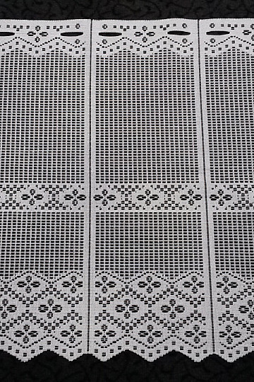 Jacquard curtain for stained glass window 11542