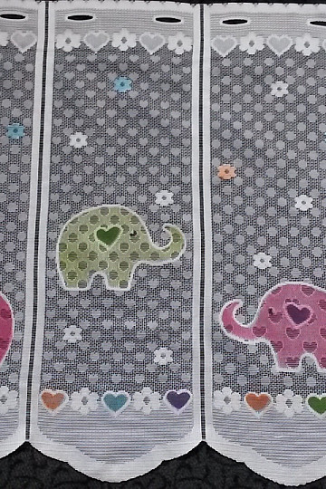 Children jacquard curtain ELEFANTS I