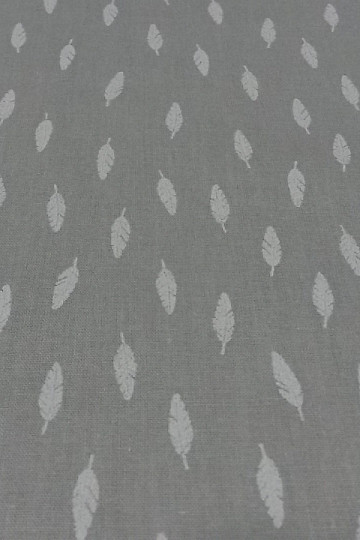 Cotton fabric KIONI gray