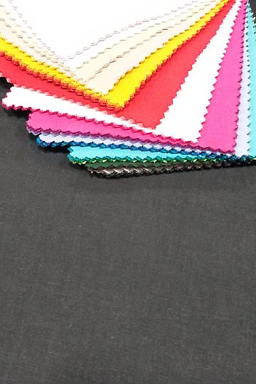 Cotton fabric UNI black charbon