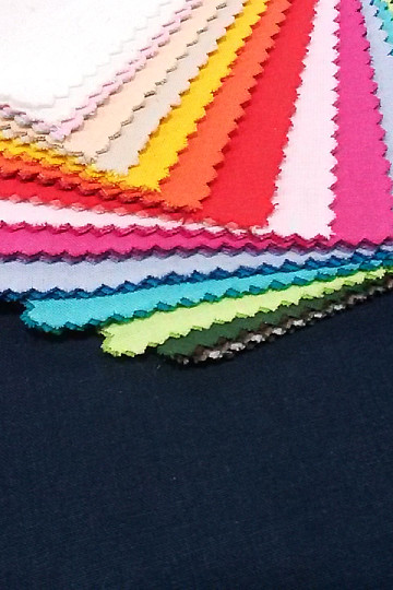 Cotton fabric UNI dark blue