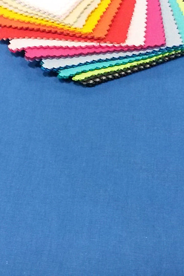 Cotton fabric UNI blue
