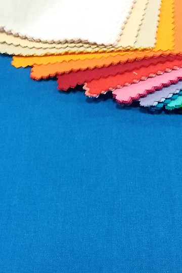 Cotton fabric UNI navy blue