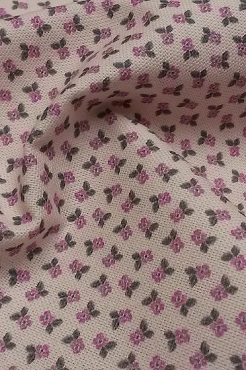 Decorative fabric FLOWERS ALBA pink