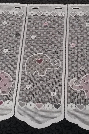 Children jacquard curtain ELEFANTS II.