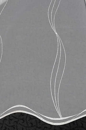 Modern embroidered curtain white - cream GERSTER  556/23