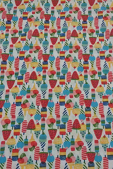 Decorative fabric NANUK red