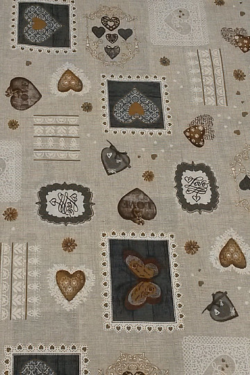 Decorative fabric CARLA grey