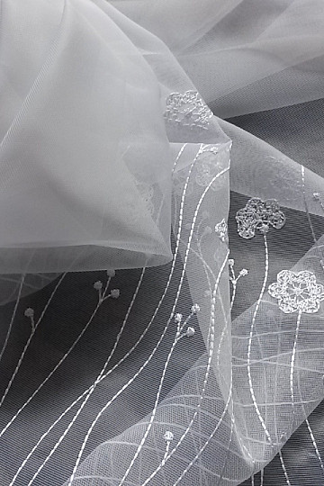 Modern embroidered curtain 597/601