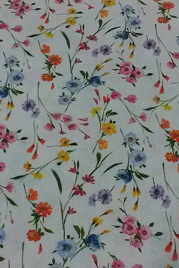 Cotton fabric JARDINS C multicolor