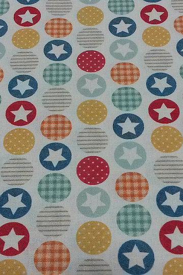 Cotton fabric BABY ZOO C