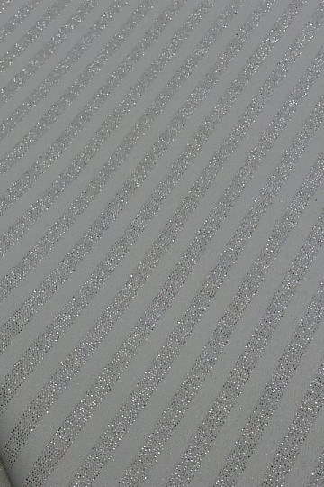 Jacquard deco LINE silver natur