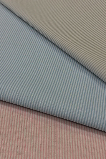 Cotton fabric BABY STRIP blue