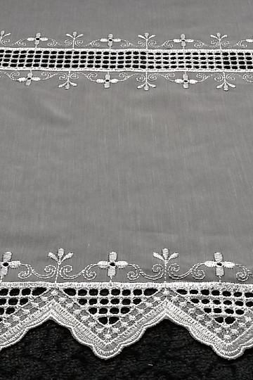 Modern embroidered curtain 733
