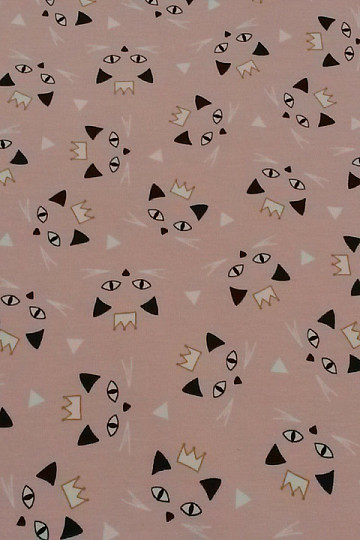 Cotton jersey MAOUCHA pink